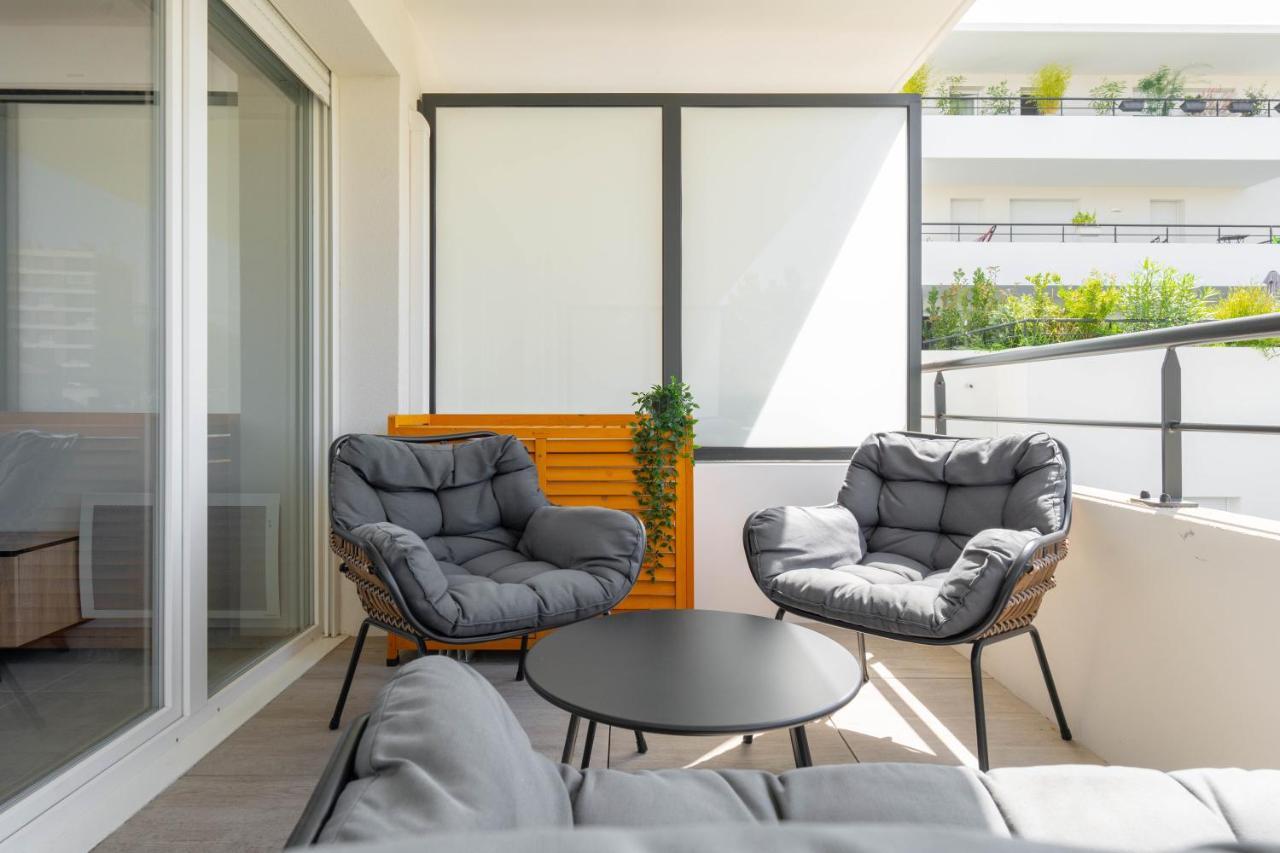 T2 Entre La Plage Et Le Velodrome-Terrasse / Parking Marsylia Zewnętrze zdjęcie