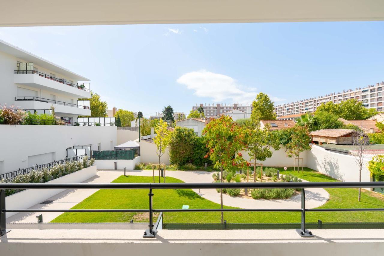 T2 Entre La Plage Et Le Velodrome-Terrasse / Parking Marsylia Zewnętrze zdjęcie